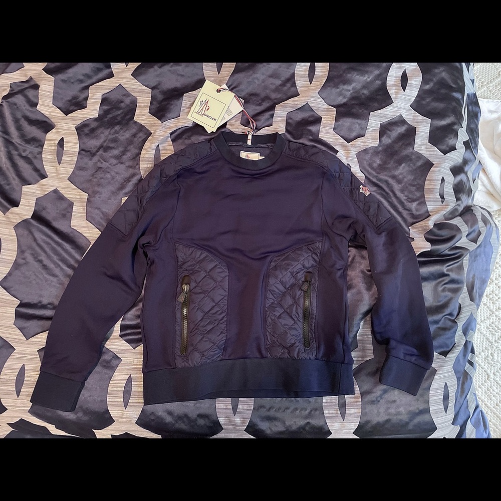 Moncler Grenoble sweater in blue men’s size large